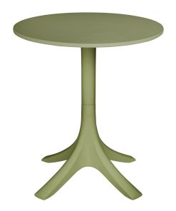 Bolero Verona 700mm Round Cafe Table - Olive Green (SA833)