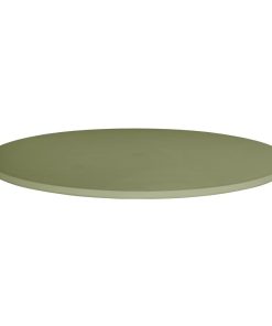 Bolero Verona 700mm Round Cafe Table - Olive Green (SA833)