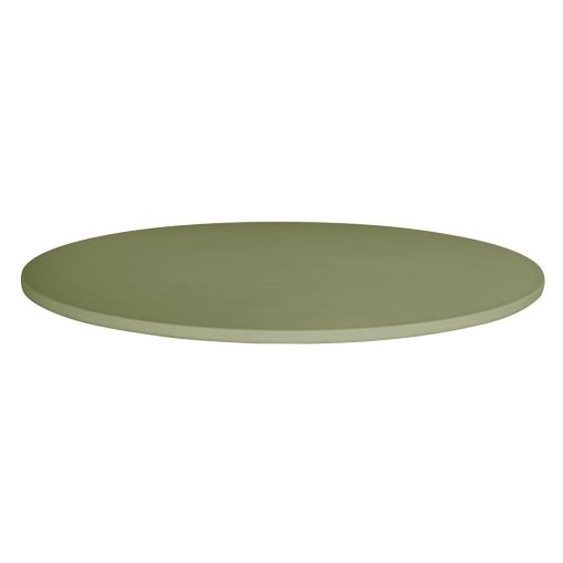 Bolero Verona 700mm Round Cafe Table - Olive Green (SA833)