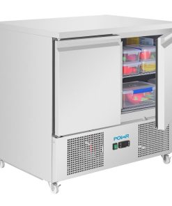 Polar U-Series Ventilated 2 Door Saladette Counter (UA089)