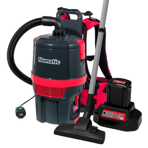 Numatic RSB150NX Cordless Backpack Vacuum Cleaner with 2x Batteries (CK265)