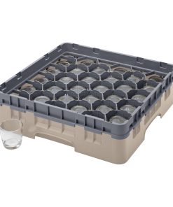 Cambro Camrack Beige 30 Compartments Max Glass Height 92mm (CZ106)