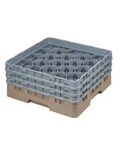 Cambro Camrack Beige 25 Compartments Max Glass Height 279mm (CZ108)