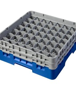 Cambro Camrack Blue 49 Compartments Max Glass Height 120mm (CZ118)