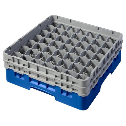 Cambro Camrack Blue 49 Compartments Max Glass Height 120mm (CZ118)