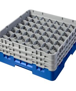 Cambro Camrack Blue 49 Compartments Max Glass Height 174mm (CZ119)