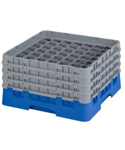 Cambro Camrack Blue 49 Compartments Max Glass Height 215mm (CZ120)