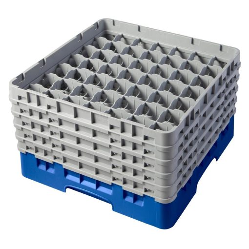 Cambro Camrack Blue 49 Compartments Max Glass Height 258mm (CZ121)