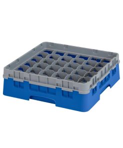 Cambro Camrack Blue 36 Compartments Max Glass Height 92mm (CZ122)