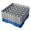 Cambro Camrack Blue 36 Compartments Max Glass Height 215mm (CZ128)