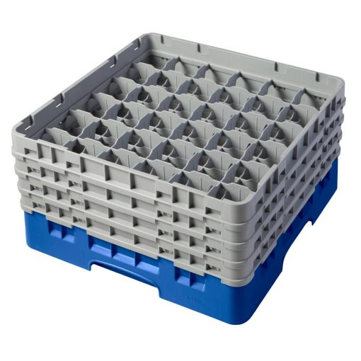 Cambro Camrack Blue 36 Compartments Max Glass Height 215mm (CZ128)