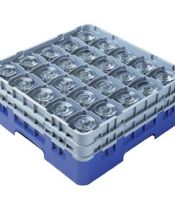 Cambro Camrack Blue 36 Compartments Max Glass Height 273mm (CZ131)