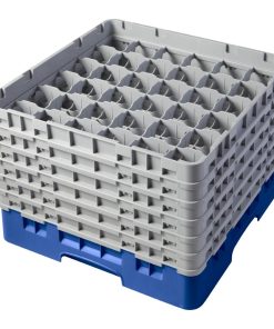 Cambro Camrack Blue 36 Compartments Max Glass Height 298mm (CZ132)