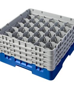 Cambro Camrack Blue 30 Compartments Max Glass Height 215mm (CZ136)