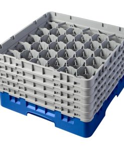 Cambro Camrack Blue 30 Compartments Max Glass Height 258mm (CZ137)