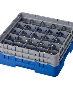 Cambro Camrack Blue 25 Compartments Max Glass Height 133mm (CZ141)