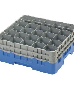 Cambro Camrack Blue 25 Compartments Max Glass Height 156mm (CZ142)