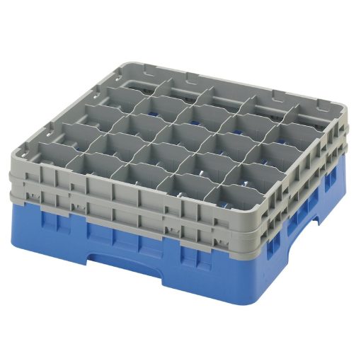 Cambro Camrack Blue 25 Compartments Max Glass Height 156mm (CZ142)