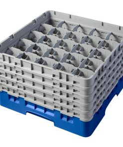 Cambro Camrack Blue 25 Compartments Max Glass Height 258mm (CZ147)
