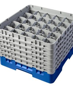 Cambro Camrack Blue 25 Compartments Max Glass Height 298mm (CZ149)