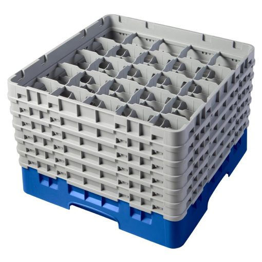Cambro Camrack Blue 25 Compartments Max Glass Height 298mm (CZ149)