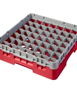 Cambro Camrack Red 49 Compartments Max Glass Height 92mm (CZ170)