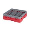 Cambro Camrack Red 36 Compartments Max Glass Height 92mm (CZ175)