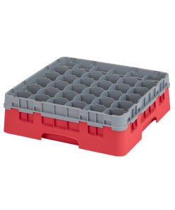 Cambro Camrack Red 36 Compartments Max Glass Height 279mm (CZ176)