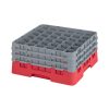 Cambro Camrack Red 36 Compartments Max Glass Height 197mm (CZ180)