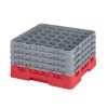 Cambro Camrack Red 36 Compartments Max Glass Height 238mm (CZ182)