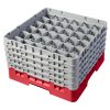 Cambro Camrack Red 36 Compartments Max Glass Height 258mm (CZ183)
