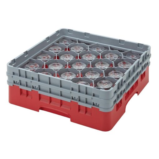 Cambro Camrack Red 36 Compartments Max Glass Height 273mm (CZ184)