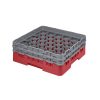 Cambro Camrack Red 30 Compartments Max Glass Height 133mm (CZ187)