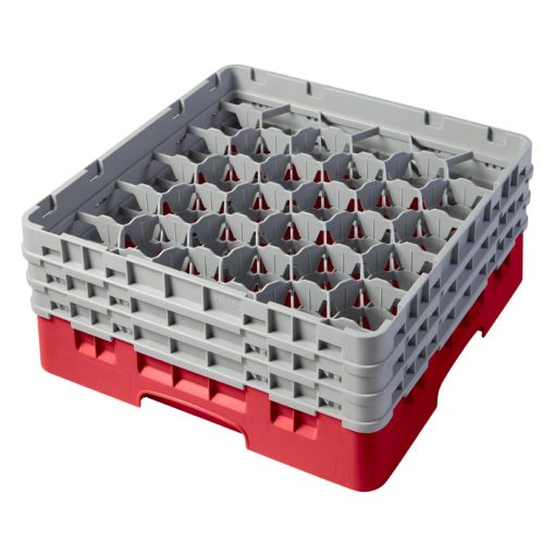Cambro Camrack Red 30 Compartments Max Glass Height 174mm (CZ188)