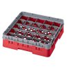 Cambro Camrack Red 25 Compartments Max Glass Height 92mm (CZ192)