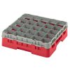 Cambro Camrack Red 25 Compartments Max Glass Height 279mm (CZ193)