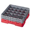 Cambro Camrack Red 25 Compartments Max Glass Height 133mm (CZ194)