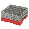 Cambro Camrack Red 25 Compartments Max Glass Height 174mm (CZ196)
