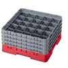 Cambro Camrack Red 25 Compartments Max Glass Height 215mm (CZ197)