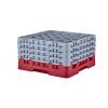 Cambro Camrack Red 25 Compartments Max Glass Height 238mm (CZ198)