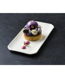 Churchill Alchemy Abstract White Shallow Oblong Tray 265mm 6 Pack (DX001)