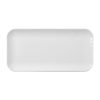 Churchill Alchemy Abstract White Shallow Oblong Tray 300mm 6 Pack (DX002)