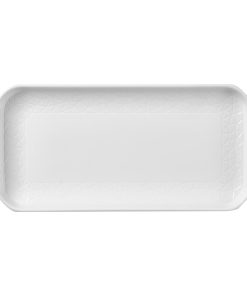 Churchill Alchemy Abstract White Deep Oblong Tray 300mm 6 Pack (DX004)