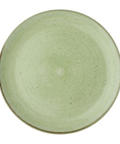 Churchill Stonecast Sage Green Coupe Plate 288mm Pack of 12 (DX005)
