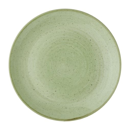 Churchill Stonecast Sage Green Coupe Plate 260mm Pack of 12 (DX006)