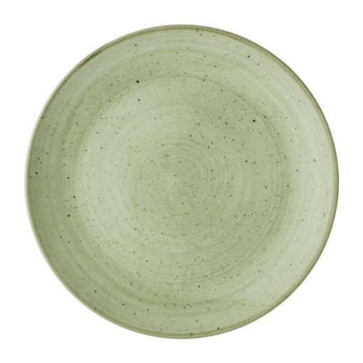 Churchill Stonecast Sage Green Coupe Plate 217mm Pack of 12 (DX007)