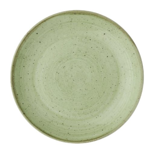 Churchill Stonecast Sage Green Coupe Plate 165mm Pack of 12 (DX008)