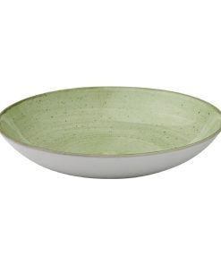 Churchill Stonecast Sage Green Coupe Bowl 248mm Pack of 12 (DX009)