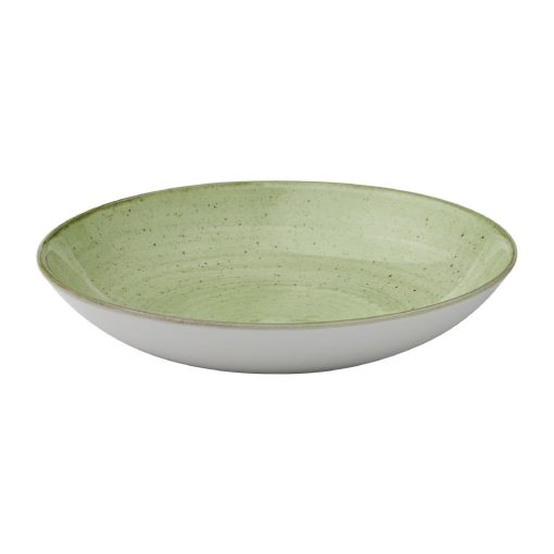 Churchill Stonecast Sage Green Coupe Bowl 248mm Pack of 12 (DX009)