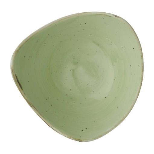 Churhill Stonecast Sage Green Triangle Bowl 185mm Pack of 12 (DX014)
